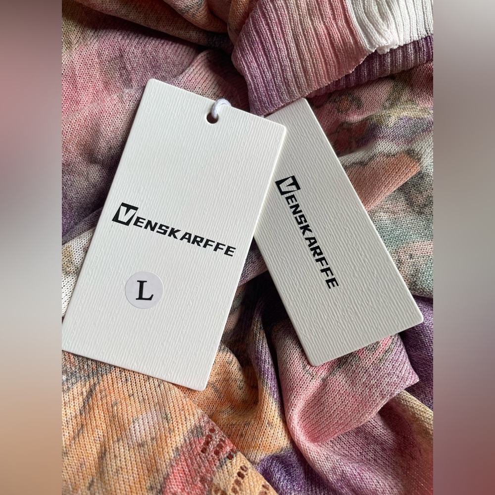 New Venskarfff Women Top Long Sleeve Size Large - Picture 5 of 7